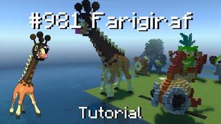 How to build a Pokémon Farigiraf statue in Minecraft (Tutorial)