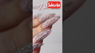 shimmery nails|glamour nailArt design|