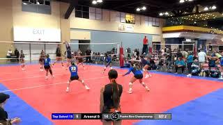 Addison Phillips #22 - Libero C/O 2028 - 2025 Puerto Rico Championships vs Arsenal 4_2
