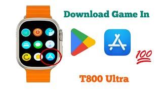 T800 Ultra Smartwatch Game |play games in T800 ultra smartwatch #smartwatchclub #gameplay #t800ultra