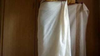 how to wear a mundu / south indian dhoti - www.keralastores.in