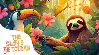 Bedtime Stories for Kids - SID THE SLOTH AND THE TOUCAN - 5 Minute Meditation for Children