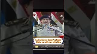 Sisi says he will endorse whoever doesn’t please Allah