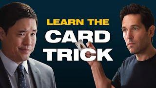 Ant-Man & Jimmy Woo Card Trick Taught by a REAL MAGICIAN