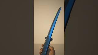 3D-Printed Collapsing Katana. #3dprinting #katana #shorts