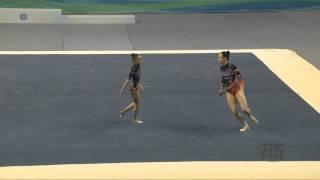 China (CHN) -  2016 Acrobatic Worlds, Putian City (CHN) Combined  Women's Pair