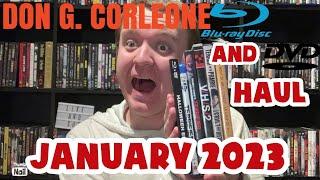 Don G. Corleone’s BLU RAY and DVD Haul-January 2023