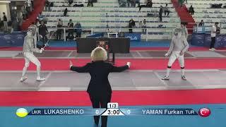 European Championships 2024 JMS - L32 - Darii Lukashenko UKR v Furkan Yaman TUR