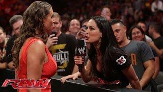 Stephanie McMahon confronts Brie Bella: Raw, July 21, 2014