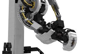 Lego GLaDOS, Stud.io build work in progress