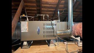 Installation of a New Carrier Central Heating and AC System - Part 1