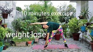 10 minutes exercise everyday (shweta Tyagi yoga mom)#yogaeveryday #fitness #healthtips #fitmom