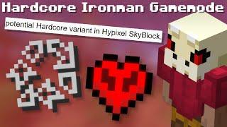 New Hardcore Ironman Gamemode Survey + Thoughts! (Hypixel Skyblock News)