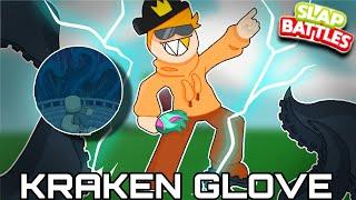 NEW Kraken Glove Showcase And How To Get "Escape The Abyss" Badge?? | Slap Battles Roblox