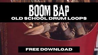 BEST BOOM BAP LOOPS??? Old School Boom Bap Drum Loops [90's, Old School Hip Hop Breaks]