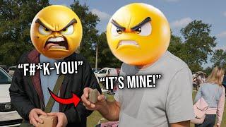 Dispute Turns Physical At The Car Boot Sale!
