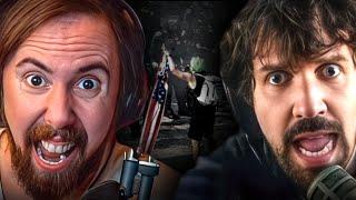 Asmongold vs Destiny On LA Protests
