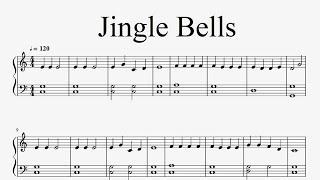 "Jingle Bells" - EASY Piano sheet music (by Tatiana Hyusein)