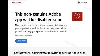 How to Remove Adobe Unlicensed App disable report.2023