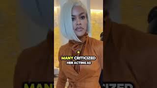 No wonder Teyana Taylor, who plays the policewoman in Straw, is able to wear earrings and speak with