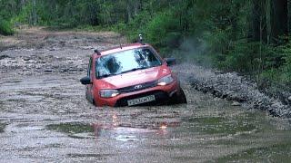 Глаза боятся, колёса крутят. Off-road на Калине Кросс