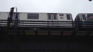 R62A 6 Train departing Morrison Av - Soundview