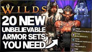 Monster Hunter Wilds - 20 New MIND BLOWING Layered Armor Sets - Game Changing Set & More! (Fashion)