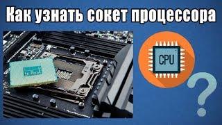 Как узнать сокет процессора?