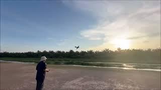 FUN FLY SAWAH SAGIL JOHOR WITH P40 WARHAWK 65CC