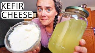 Milk Kefir Cheese and Why | How To Replace ALL Your Cultured Dairy | Fermented Homestead