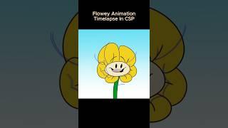 Howdy, It's Flowey! [Animation Timelapse]  #undertale #animation #flowey #timelapse