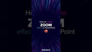 Learn How To Create Zoom Effect In PowerPoint #shorts