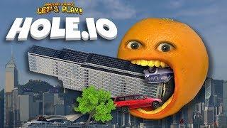 HOLE.IO - EATING SKYSCRAPERS!!! [Annoying Orange Plays]