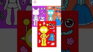 Incredibox SPRUNKI WEDDING DRESS Sticker Book🩷스프런키 스티커북