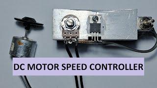 HOW TO MAKE DC MOTOR SPEED CONTROLLER DRIVER REVERSIBLE ROTATION