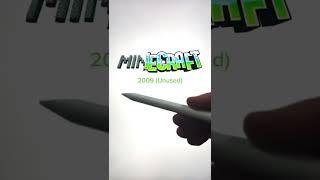 Evolution of the Minecraft logo #shorts | tylietok