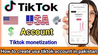 Tiktok usa account banane ka tarika | How to create usa tiktok account | Tiktok usa account