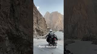 Crazy riders. On the road again… to Nepal . Pamir Mountains, Tajikistan  . #yamahatenere700