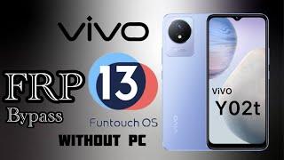 VIVO Y02t FRP Bypass Android 13/14 without pc Free method 2024 || All Vivo models Frp remove 