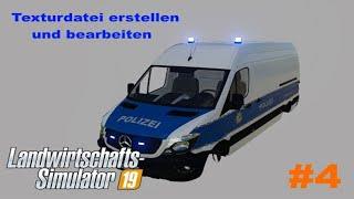 Texturdatei erstellen und bearbeiten | Wir erstellen ein Einsatzfahrzeug #4 | German