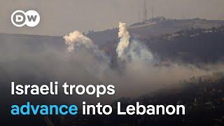 Israeli military reports 'intense fighting' as it begins ground operations in Lebanon | DW News