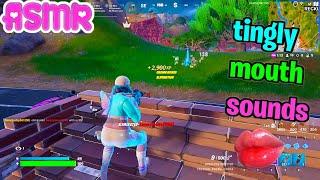 ASMR Gaming  Fortnite Solo Relaxing Tingly Mouth Sounds + Controller Sounds 100% Tingles 