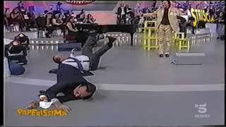 Pippo Baudo e Giancarlo Magalli a Destinazione Sanremo 2002