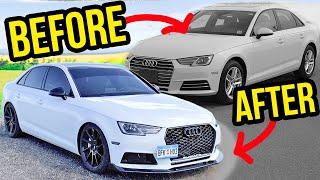 Building an Audi A4 B9 in 10 minutes like THROTL!