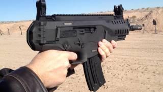 Firing the Beretta ARX-160 at SHOT Show