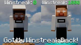 How I Got My 1000 Winstreak Back... | Hypixel Bedwars