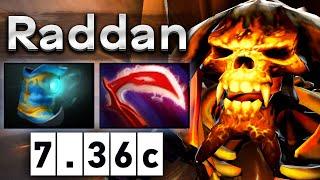 Raddan (Яторо) на Клинкзе, очень много урона! - Yatoro Clinkz 7.36 DOTA 2