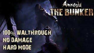 Amnesia The Bunker - 100% Walkthrough - No Damage - Hard - Full Game