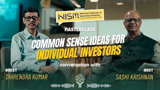 Dhirendra Kumar on Navigating India's Investment Landscape | Courtesy: NISM Masterclass