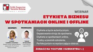 Etykieta biznesu w spotkaniach on-line i off-line